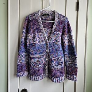 Vintage Multicolor Knit Women's Sweater